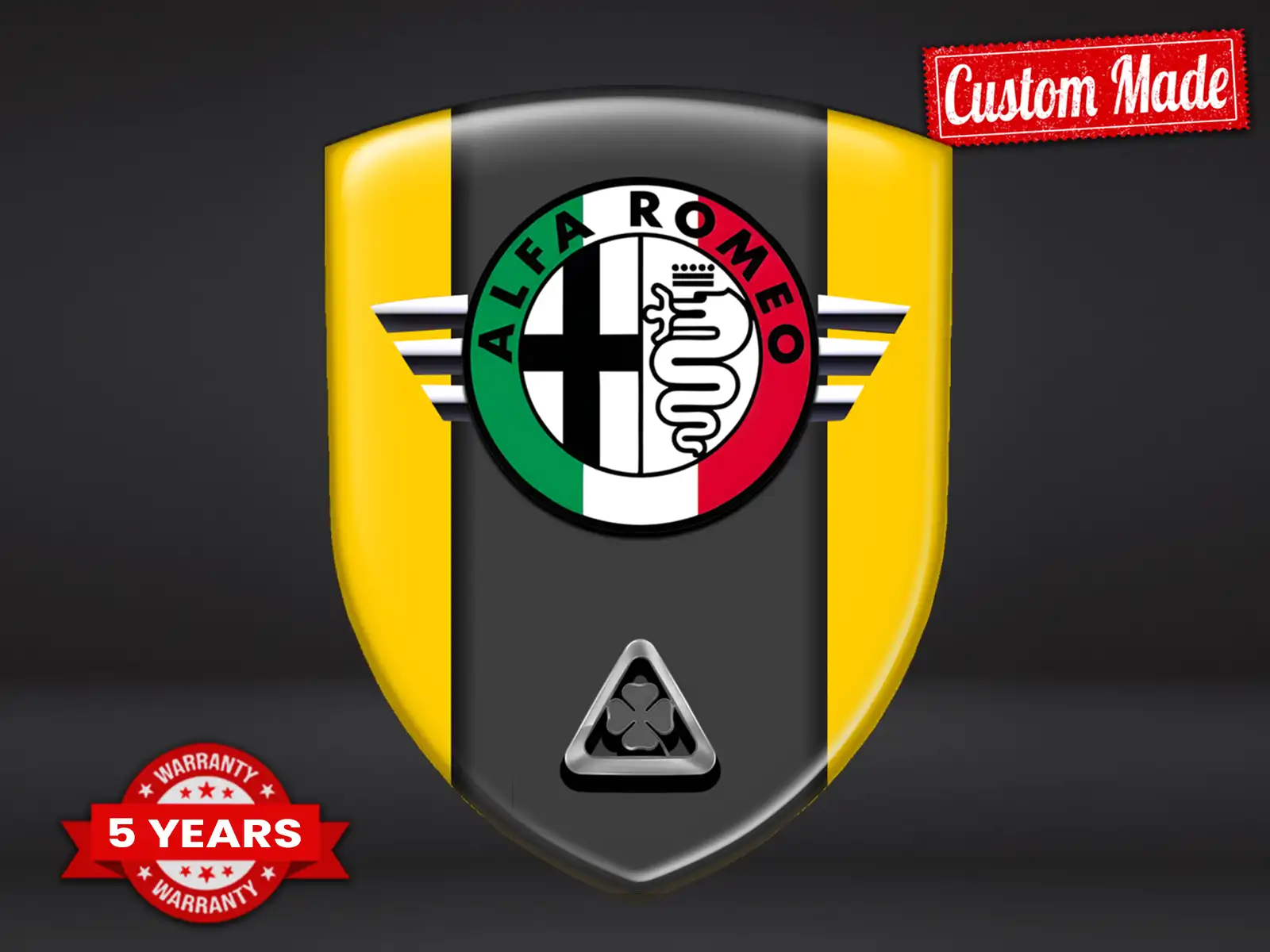 Alfa Romeo Doming Aufkleber Auto Robust Limitiert Universal